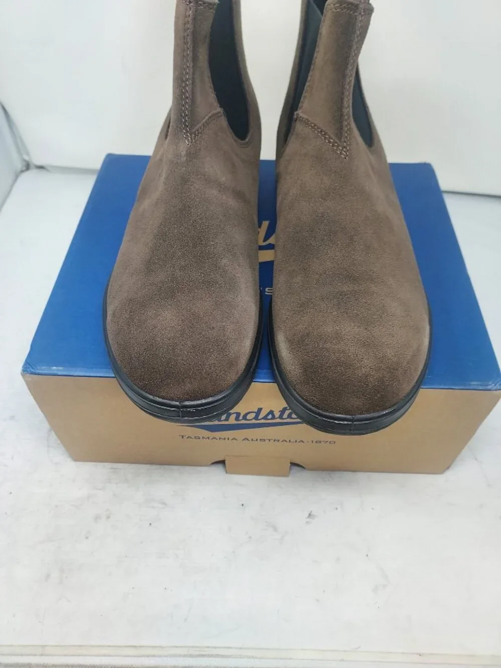 Blundstone MENS Brown Suede Chelsea Boot